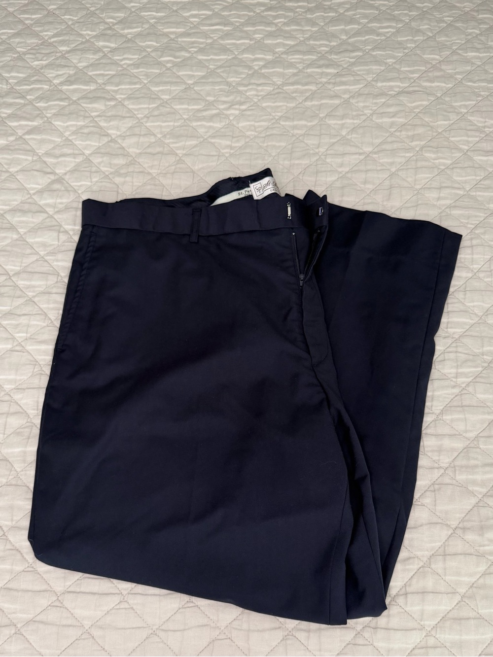 St. Patrick Men's Navy Dress Pants